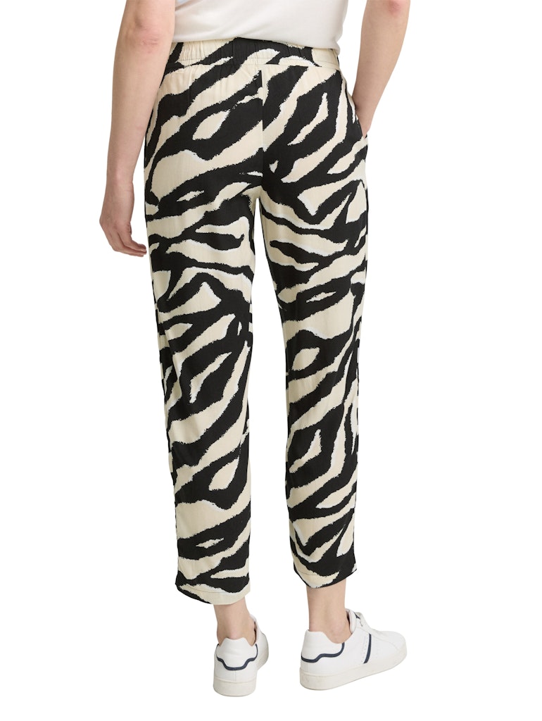 Tom Tailor Damen Hosen Abstract Beige