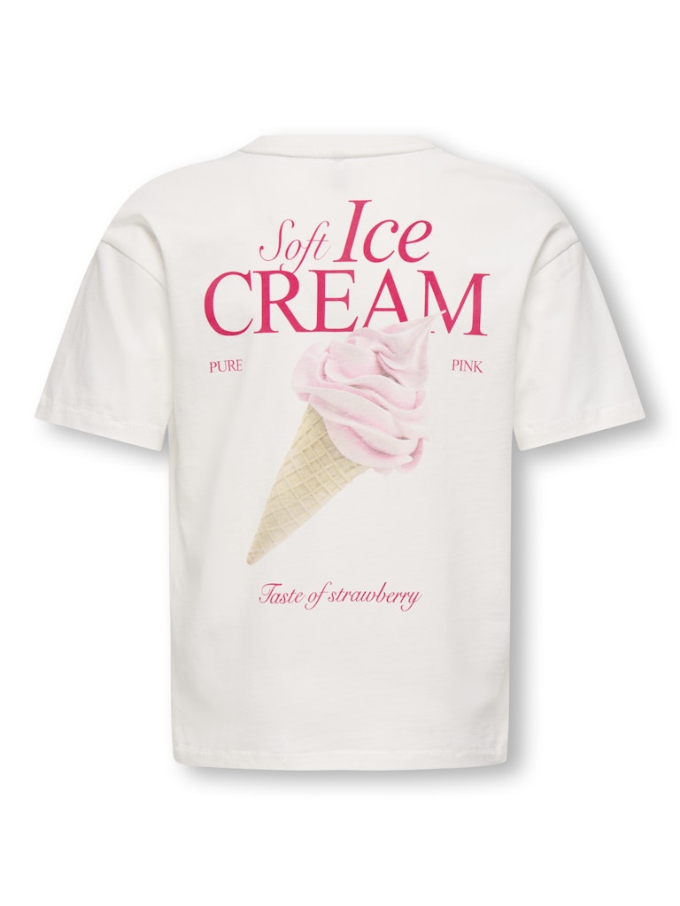 Only Mädchen T-Shirts & Tops Cloud Dancer/Ic