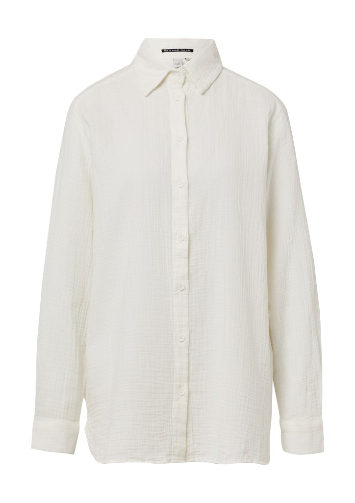 QS by S.Oliver Damen Blusen White