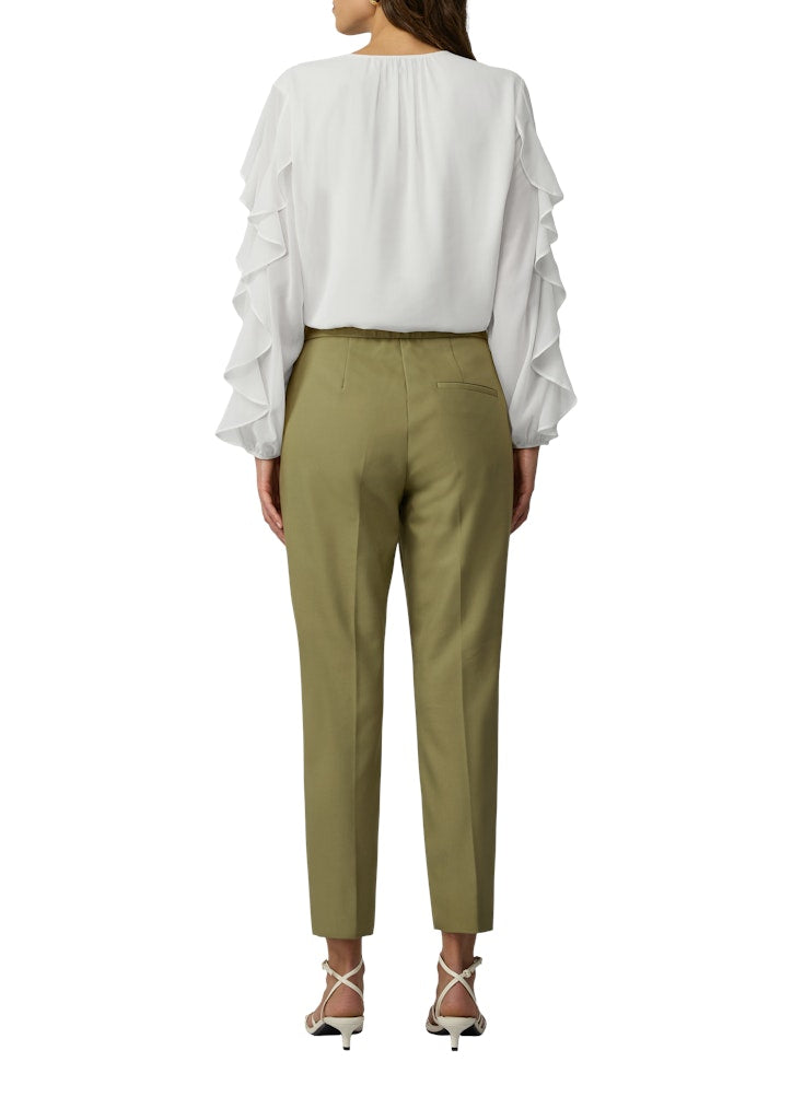 S. Oliver black Damen Hosen Green