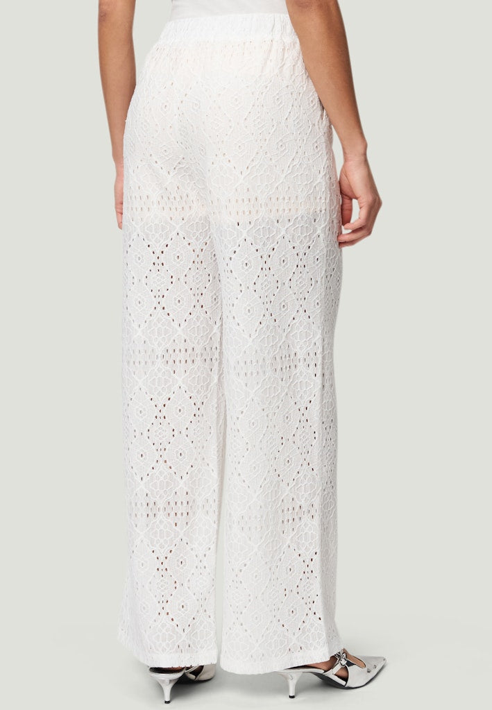 Zero Damen Hosen Brilliant White