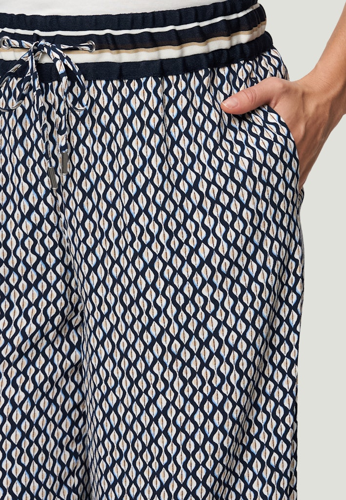 Zero Damen Hosen Bluecream