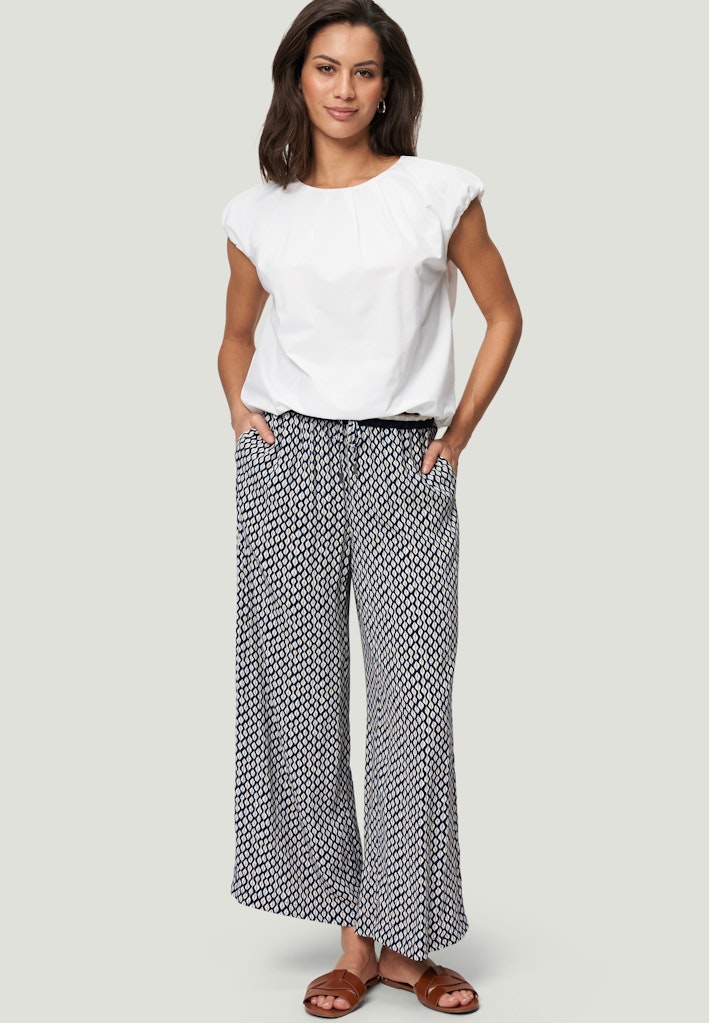 Zero Damen Hosen Bluecream