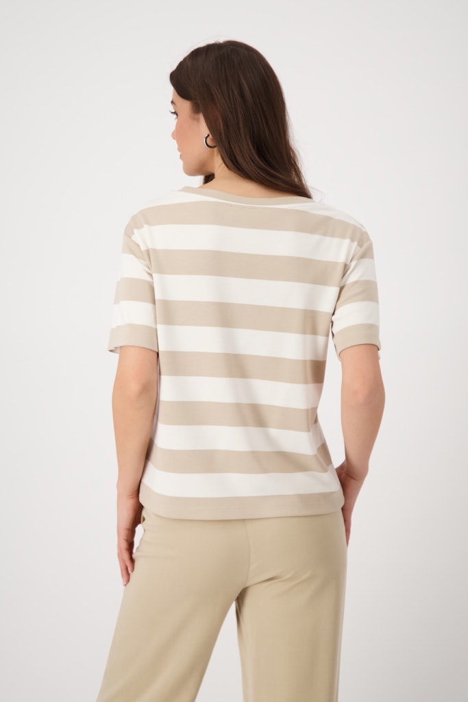Monari Damen T-Shirts Camel Ringe