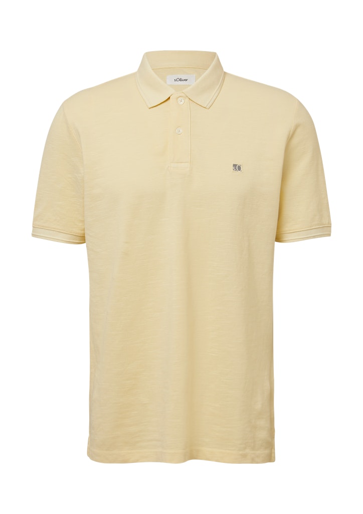 S. Oliver red Herren Polo-Shirts Yellow