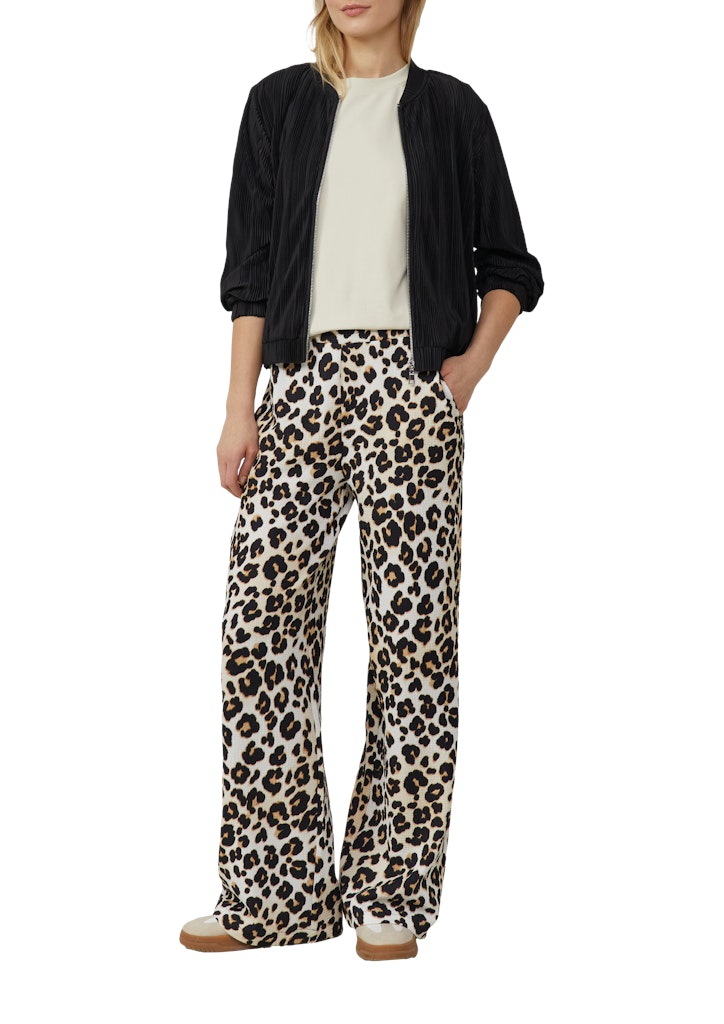 S. Oliver red Damen Hosen White