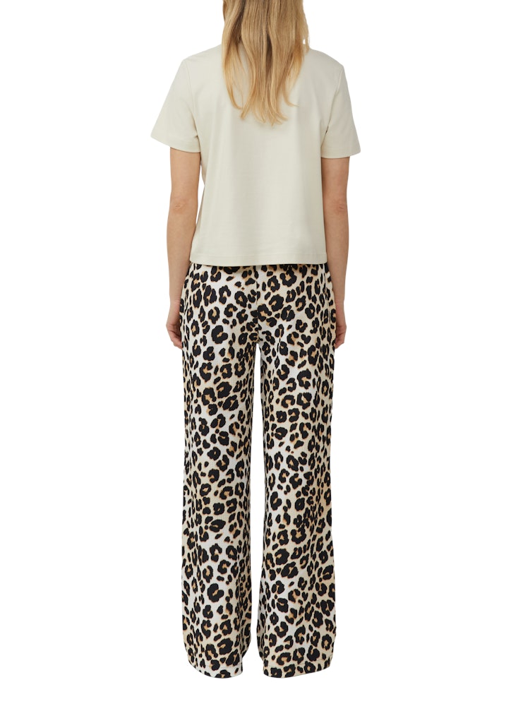 S. Oliver red Damen Hosen White