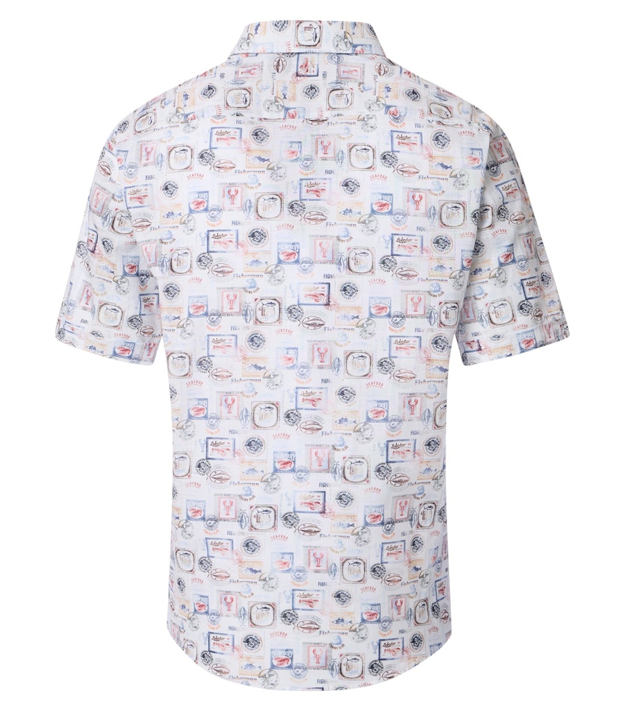 Casa Moda Herren Hemden kurz Blau