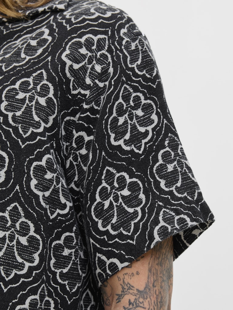 Jack & Jones Herren Hemden lang Black
