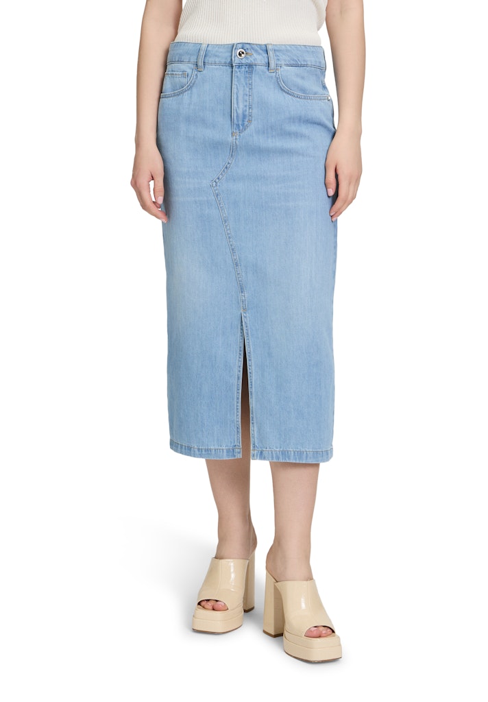 Cartoon Damen Rcke Middle Blue Den