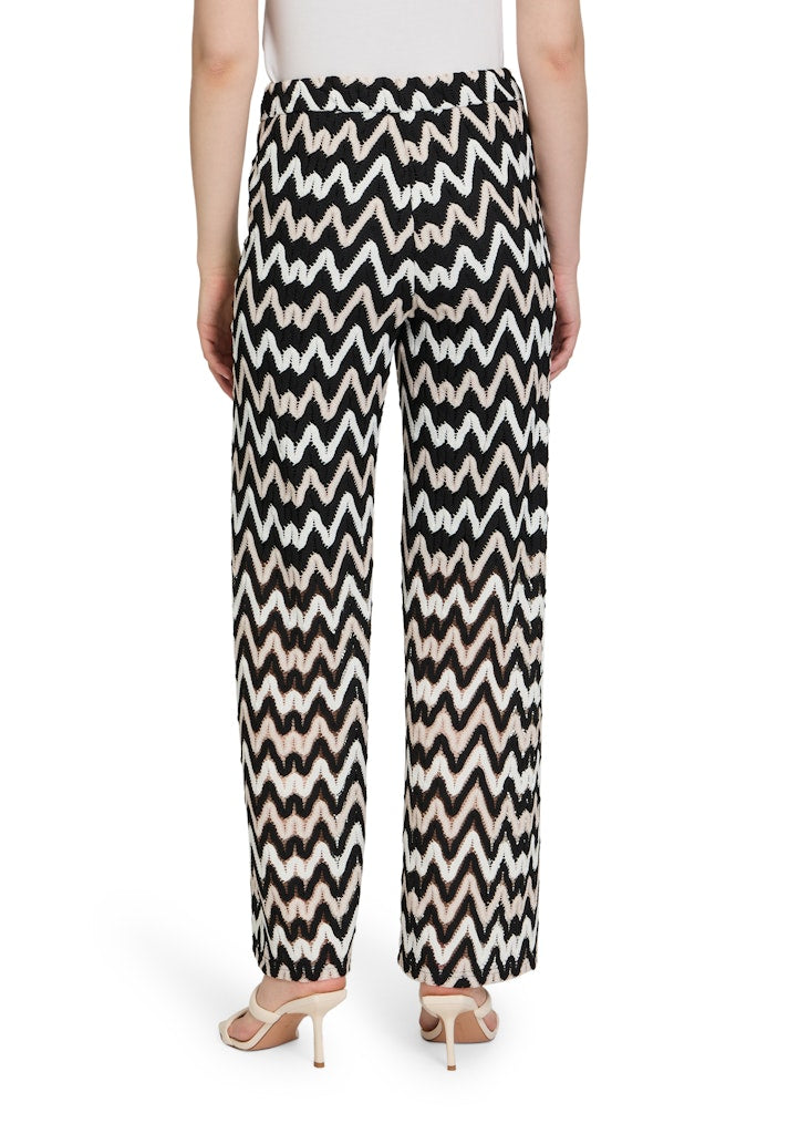 Betty & Co Damen Hosen Black/Brown