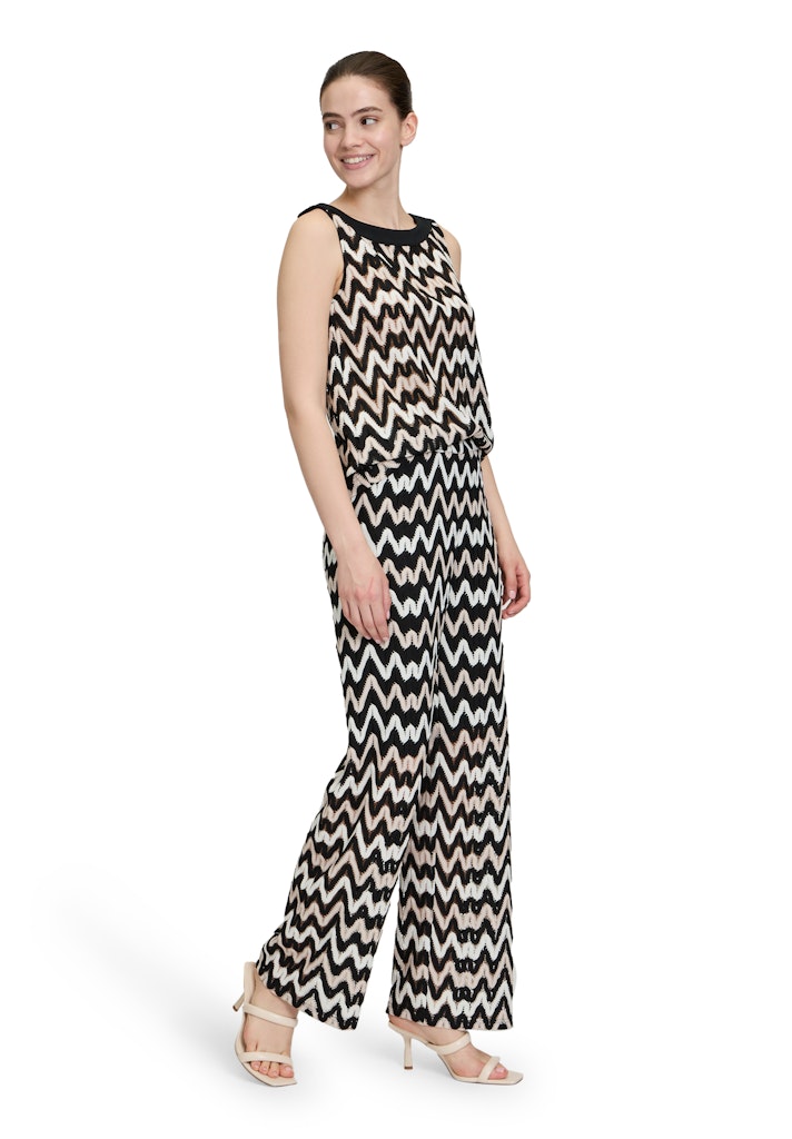 Betty & Co Damen Hosen Black/Brown