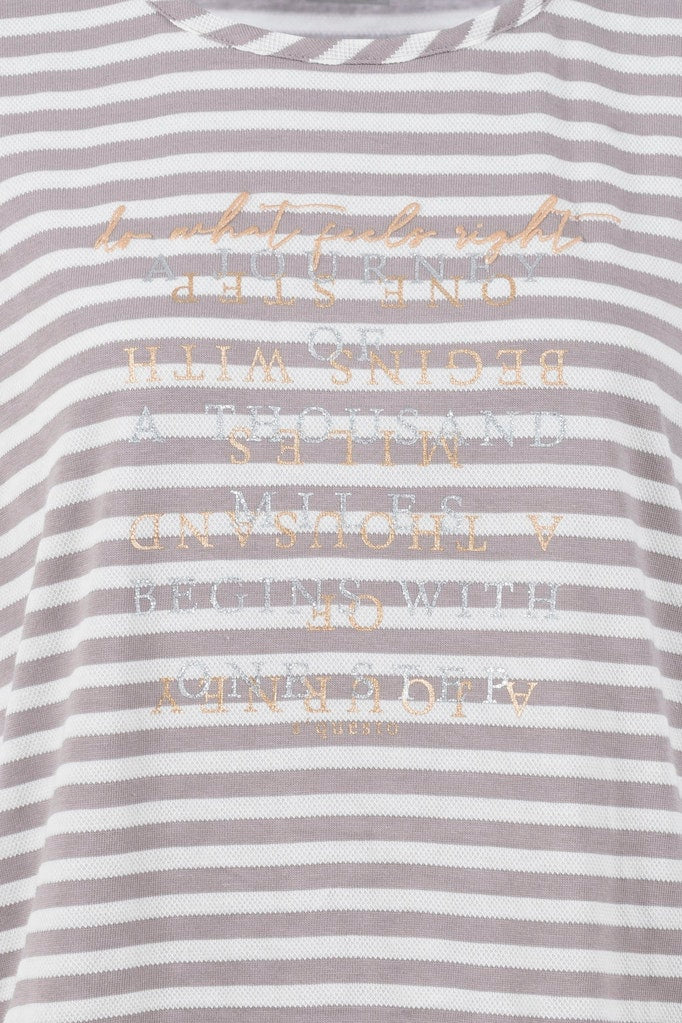 Soquesto Damen T-Shirts Helltaupe