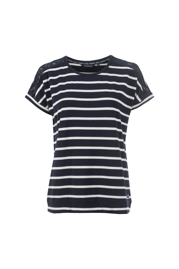 Soquesto Damen T-Shirts Dunkelblau