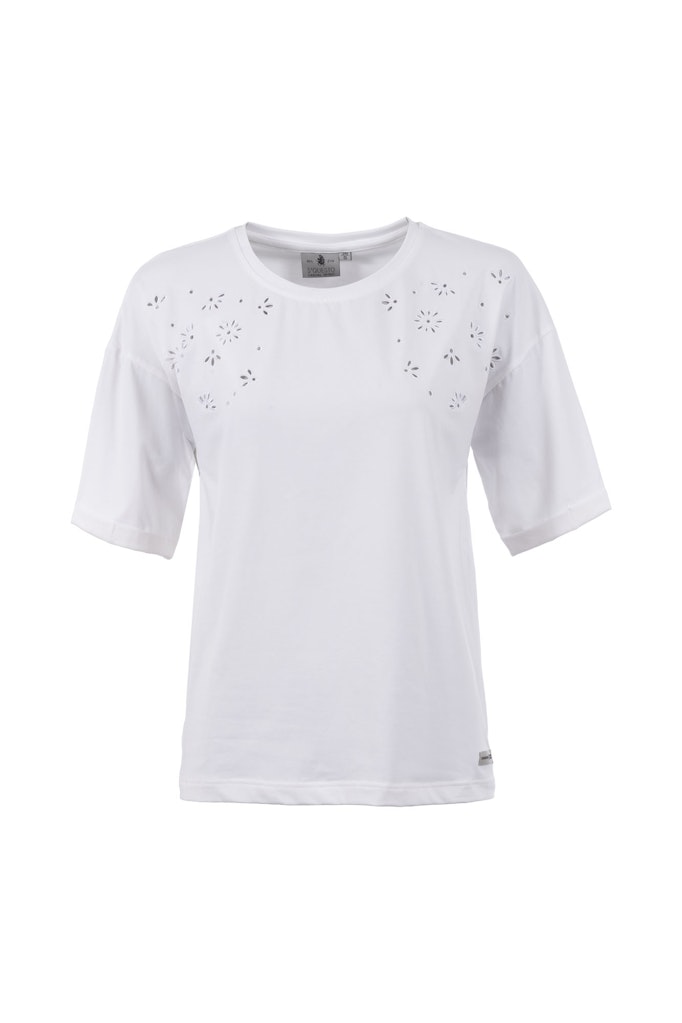 Soquesto Damen T-Shirts Offwhite