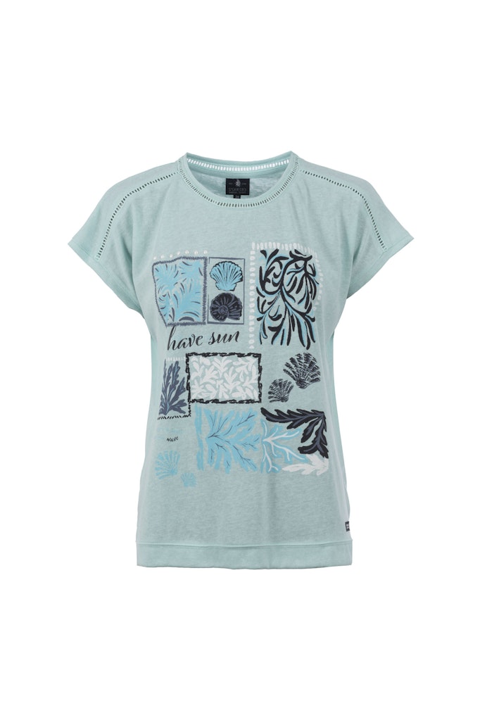 Soquesto Damen T-Shirts Blassblau