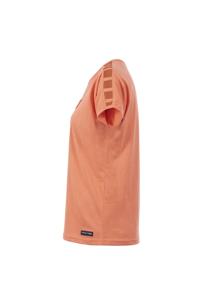 Soquesto Damen T-Shirts Blutorange