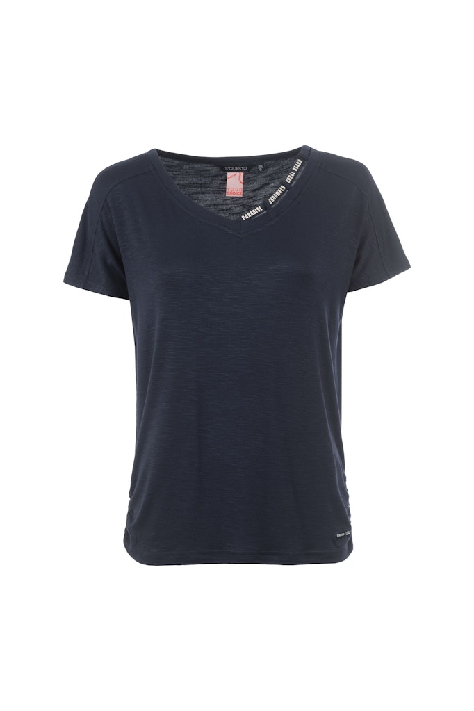 Soquesto Damen T-Shirts Dunkelblau
