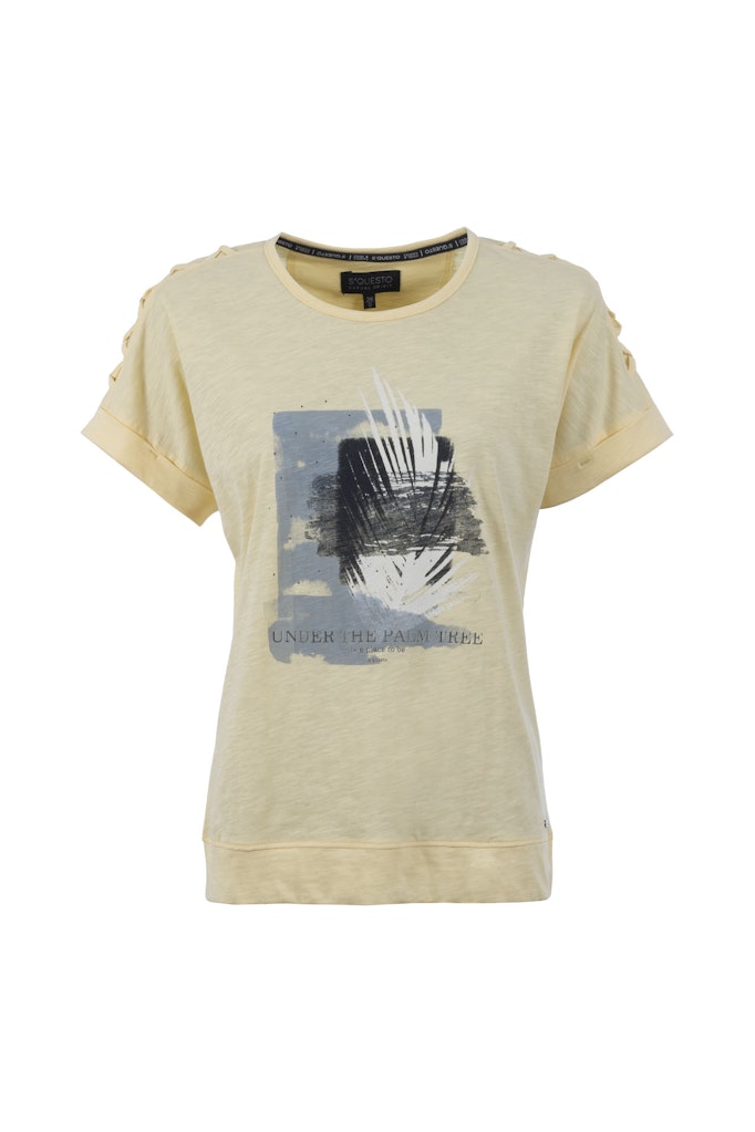 Soquesto Damen T-Shirts Weiß