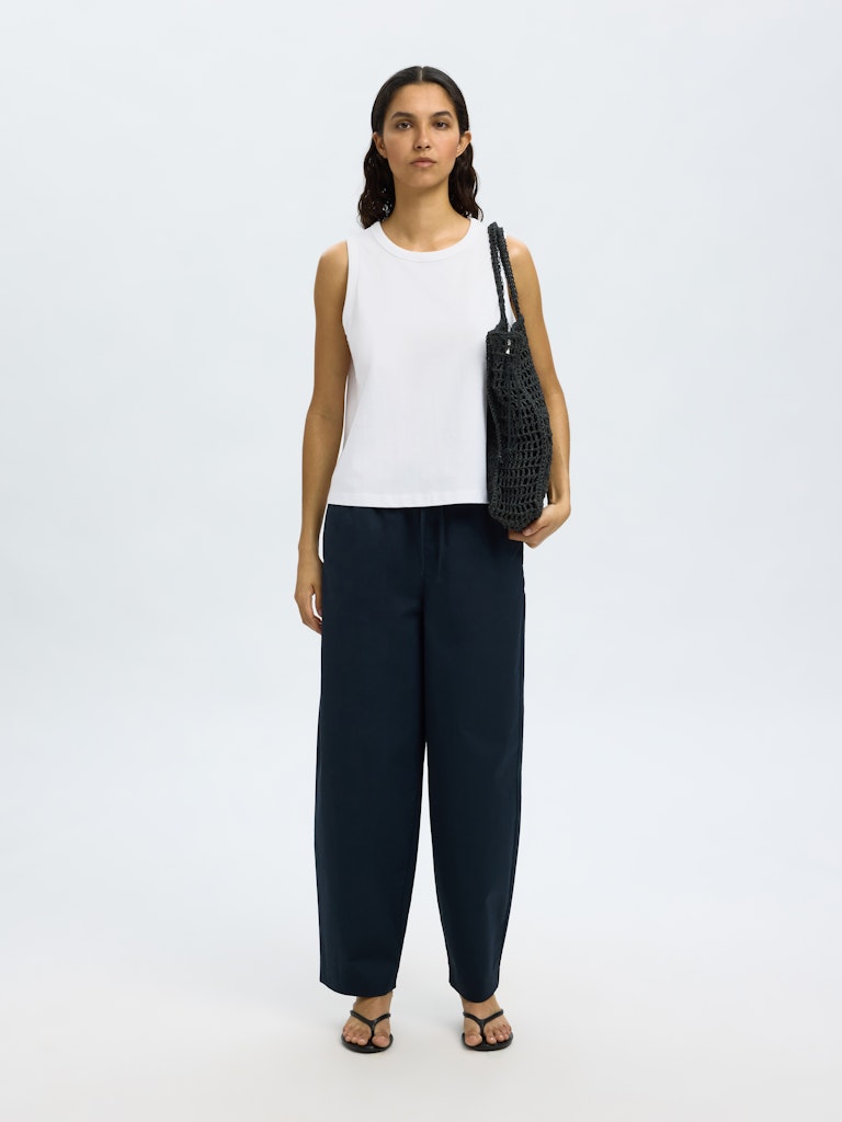 Selected Femme Damen Tops Bright White