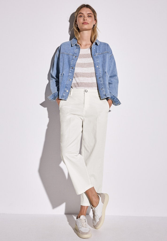 Street One Damen Hosen  Off White