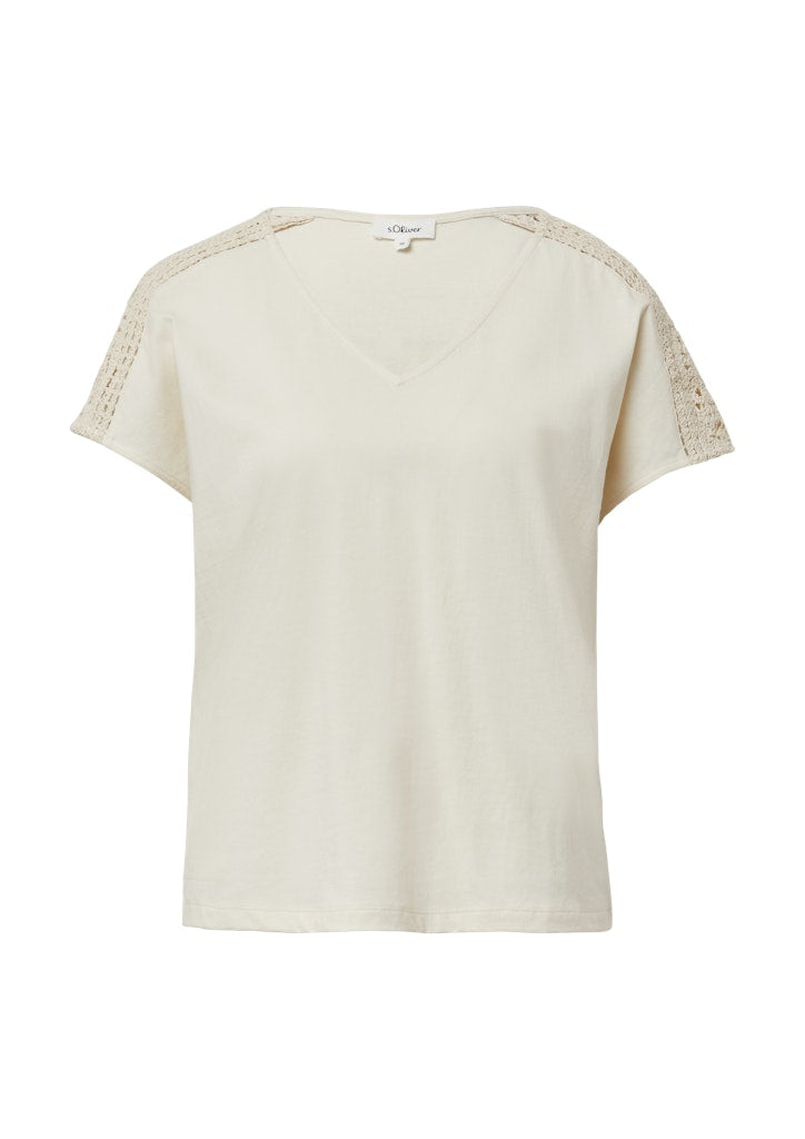 S. Oliver red Damen T-Shirts Brown