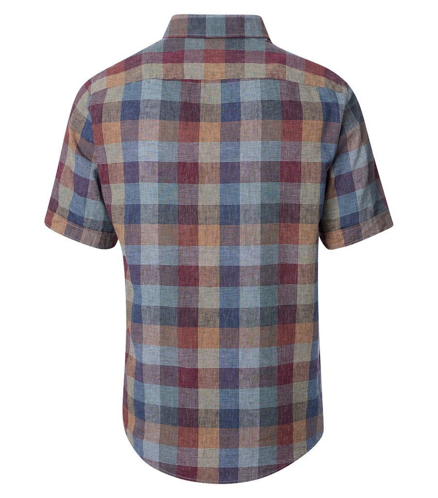 Casa Moda Herren Hemden kurz Blau