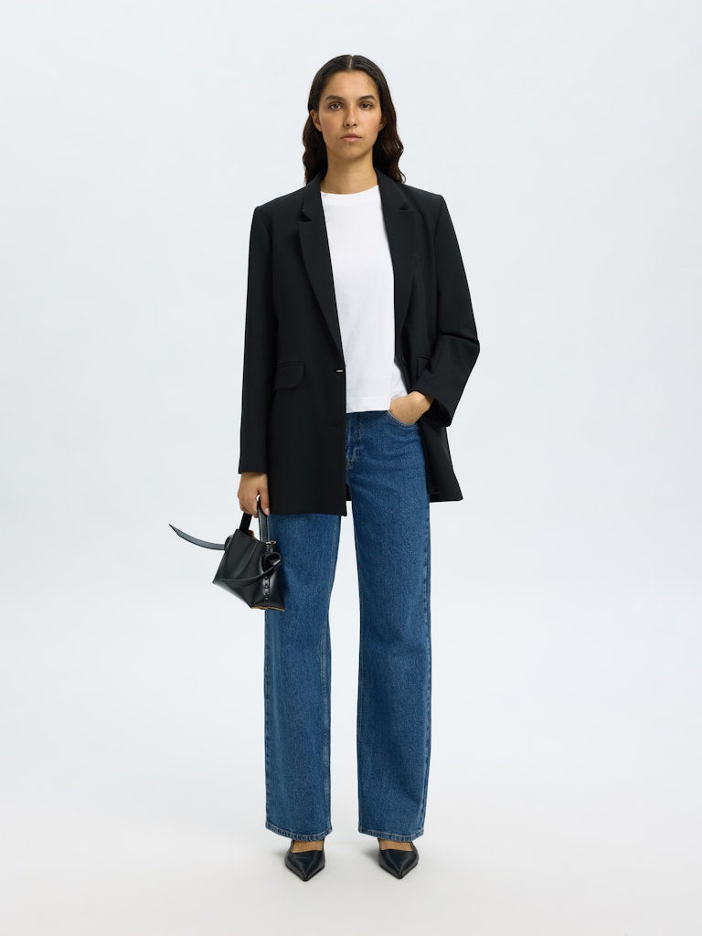 Selected Femme Damen Jeans Medium Blue Den