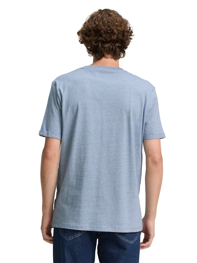 Tom Tailor denim Herren T-Shirts kurz Mystical Blue