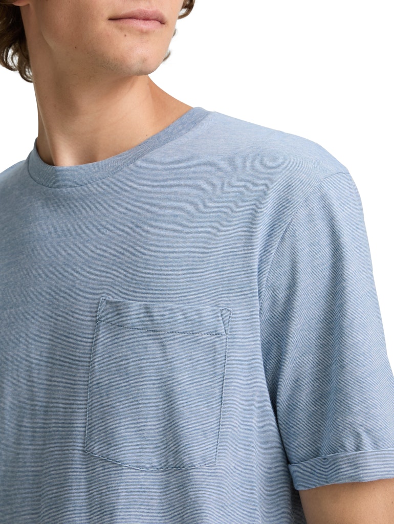 Tom Tailor denim Herren T-Shirts kurz Mystical Blue