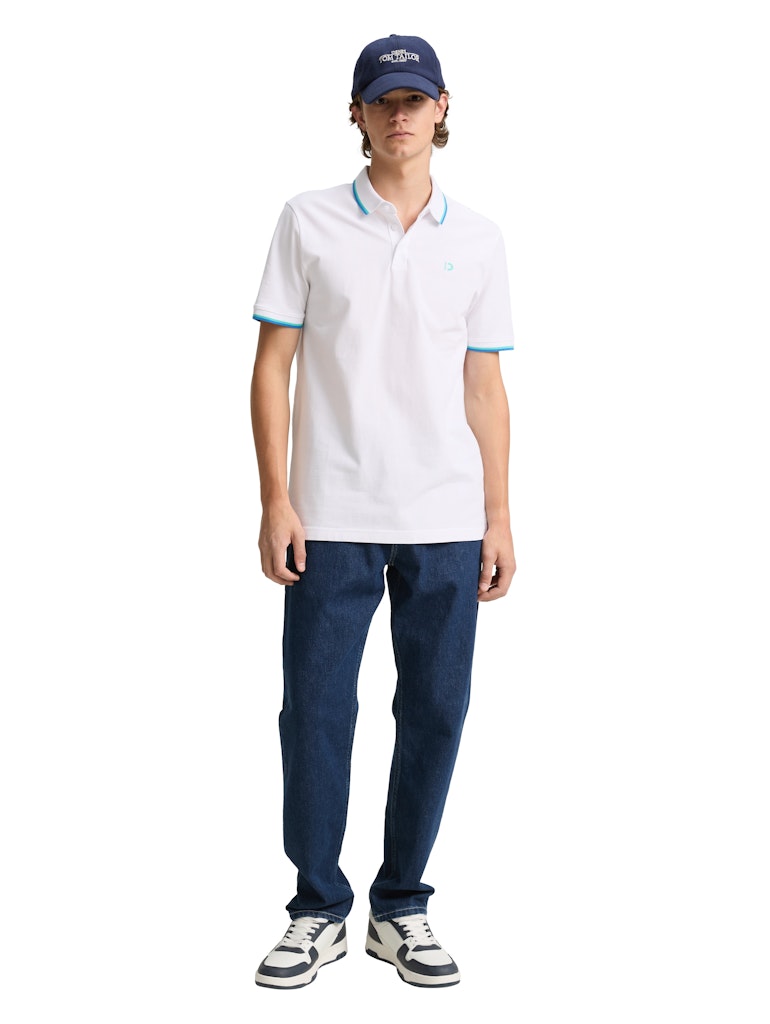 Tom Tailor denim Herren Polo-Shirts White