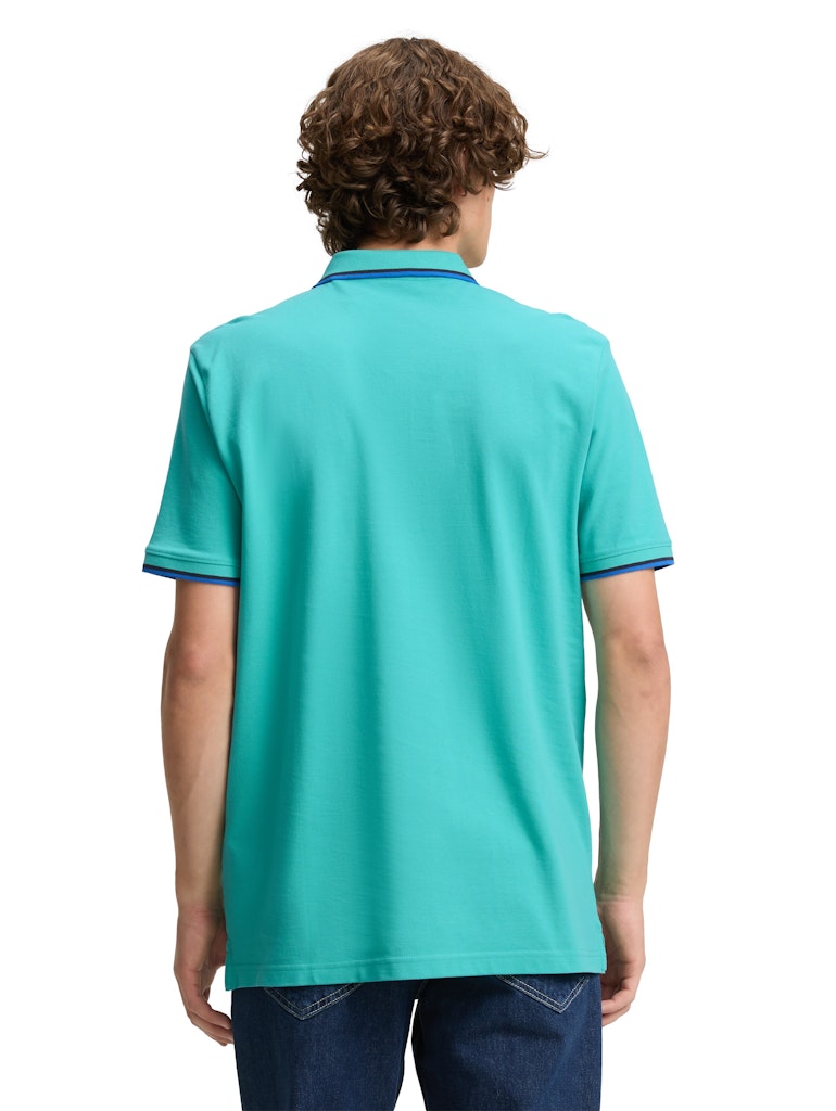 Tom Tailor denim Herren Polo-Shirts Waterfall Green