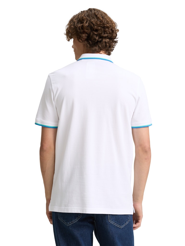 Tom Tailor denim Herren Polo-Shirts White