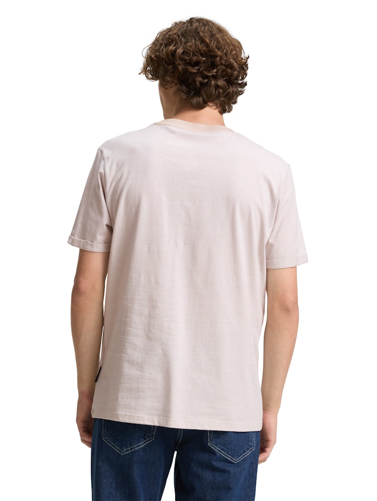 Tom Tailor denim Herren T-Shirts kurz Light Dove Grey