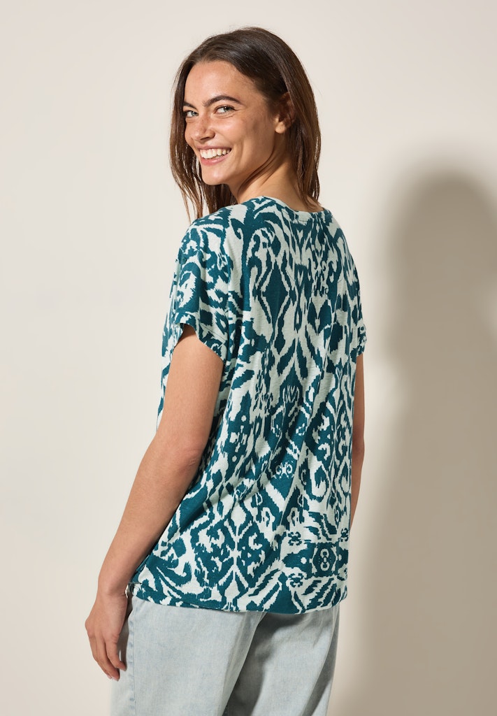 Cecil Damen T-Shirts Green Lag