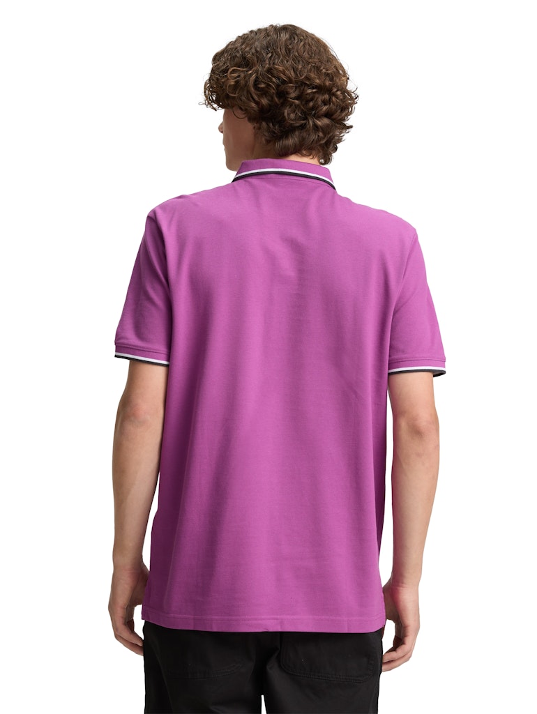 Tom Tailor denim Herren Polo-Shirts Plum Blossom Li