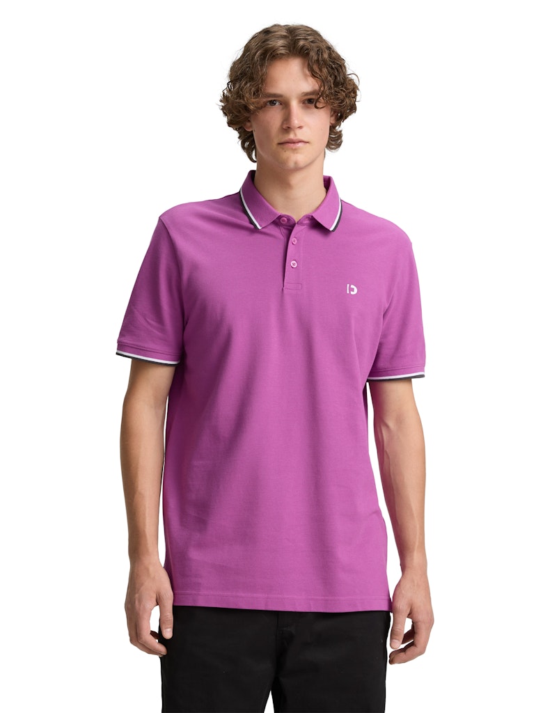 Tom Tailor denim Herren Polo-Shirts Plum Blossom Li