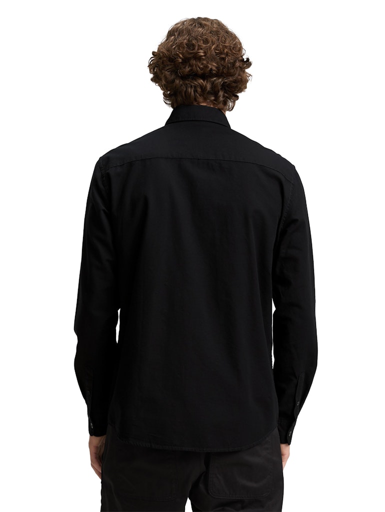 Tom Tailor denim Herren Hemden lang Black