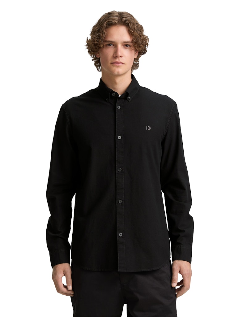 Tom Tailor denim Herren Hemden lang Black