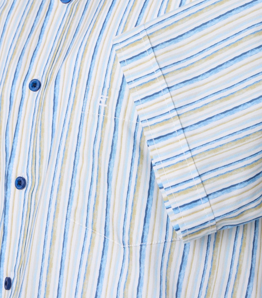 Casa Moda Herren Hemden kurz Blau