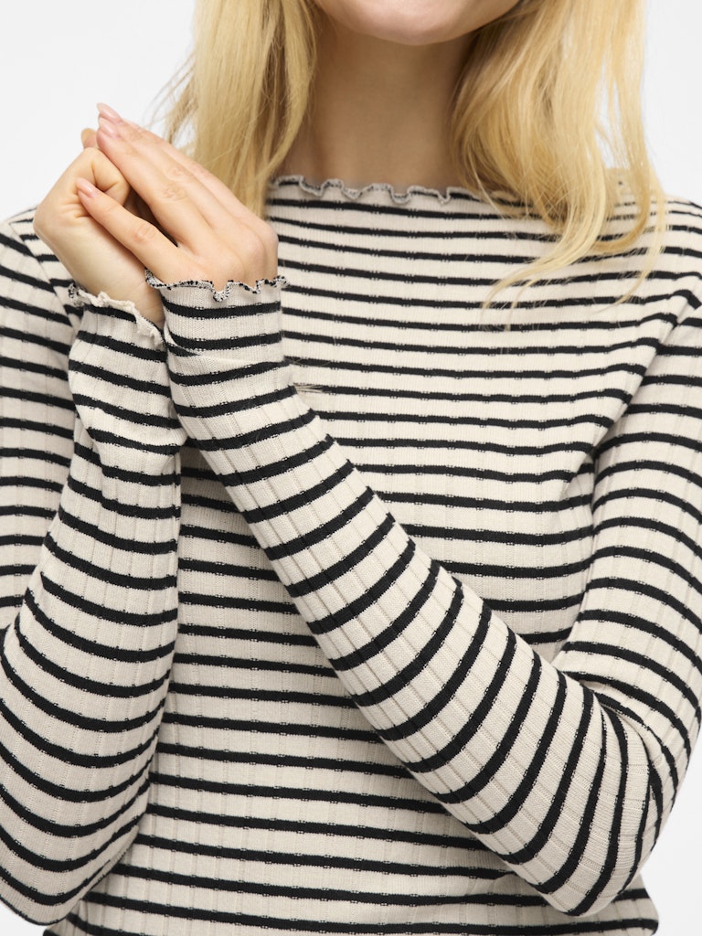 Vila Damen Tops Birch/Black