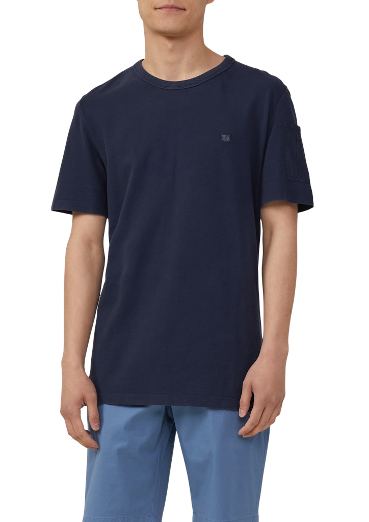 S. Oliver red Herren T-Shirts kurz Blue