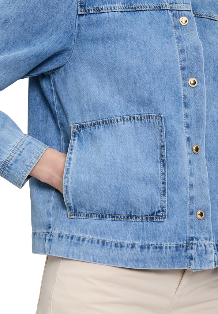 Cartoon Damen Blazer Light Blue Deni