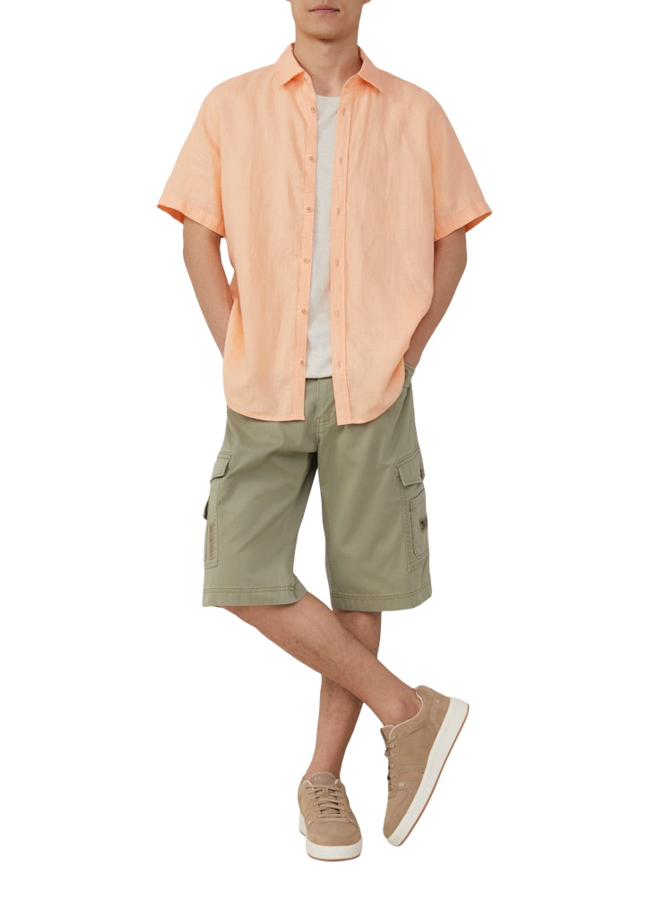 S. Oliver red Herren Hemden kurz Orange