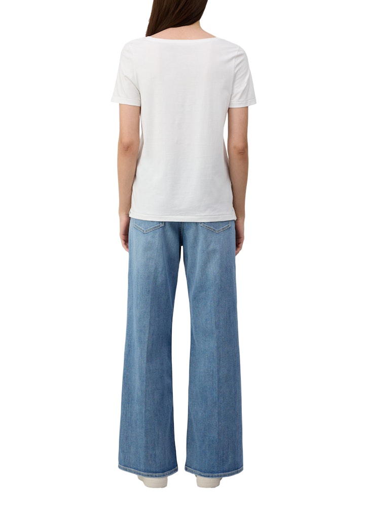 S. Oliver red Damen T-Shirts White