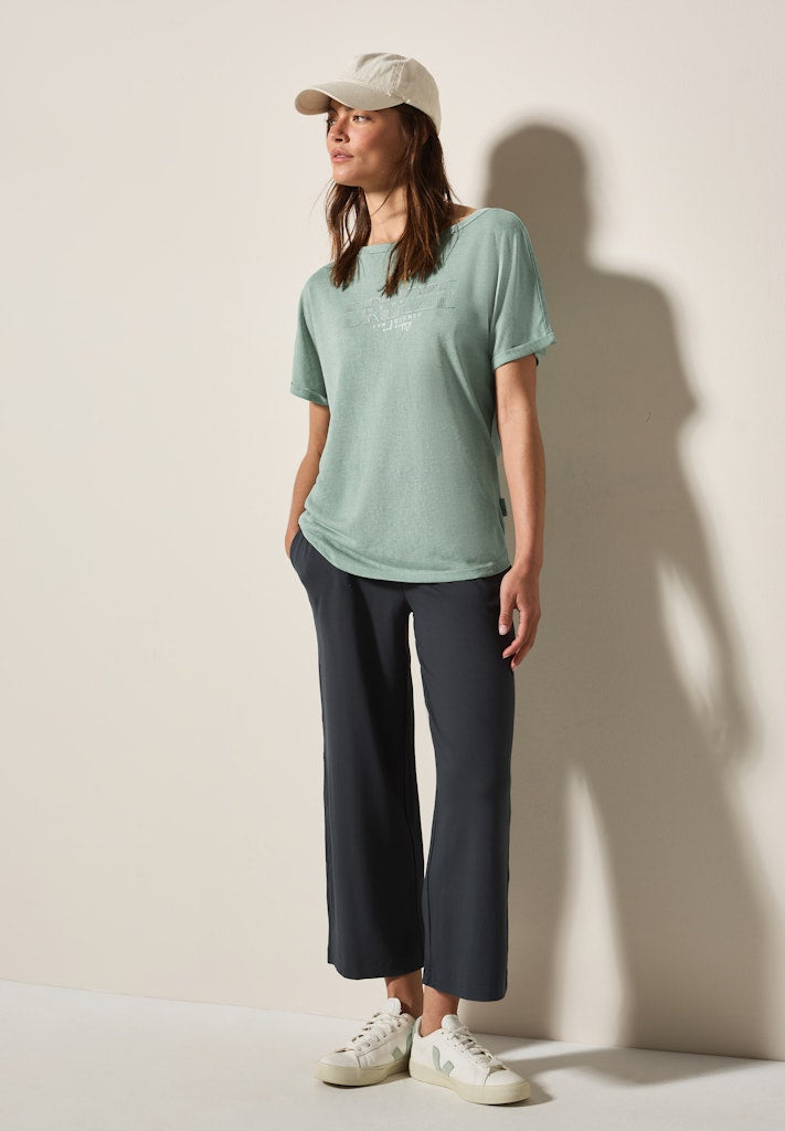Cecil Damen T-Shirts Ice Sage