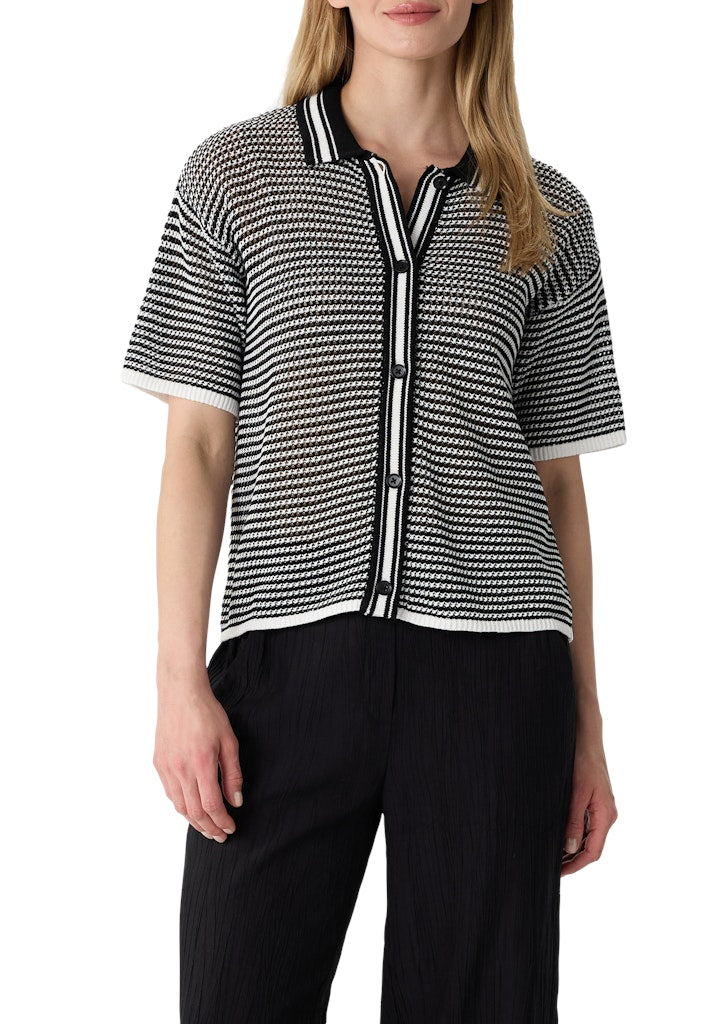 Comma CI Damen Strickjacken Grey/Black