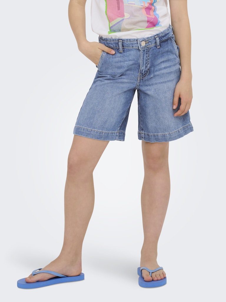 Only Mädchen Shorts & Rcke Light Blue Deni