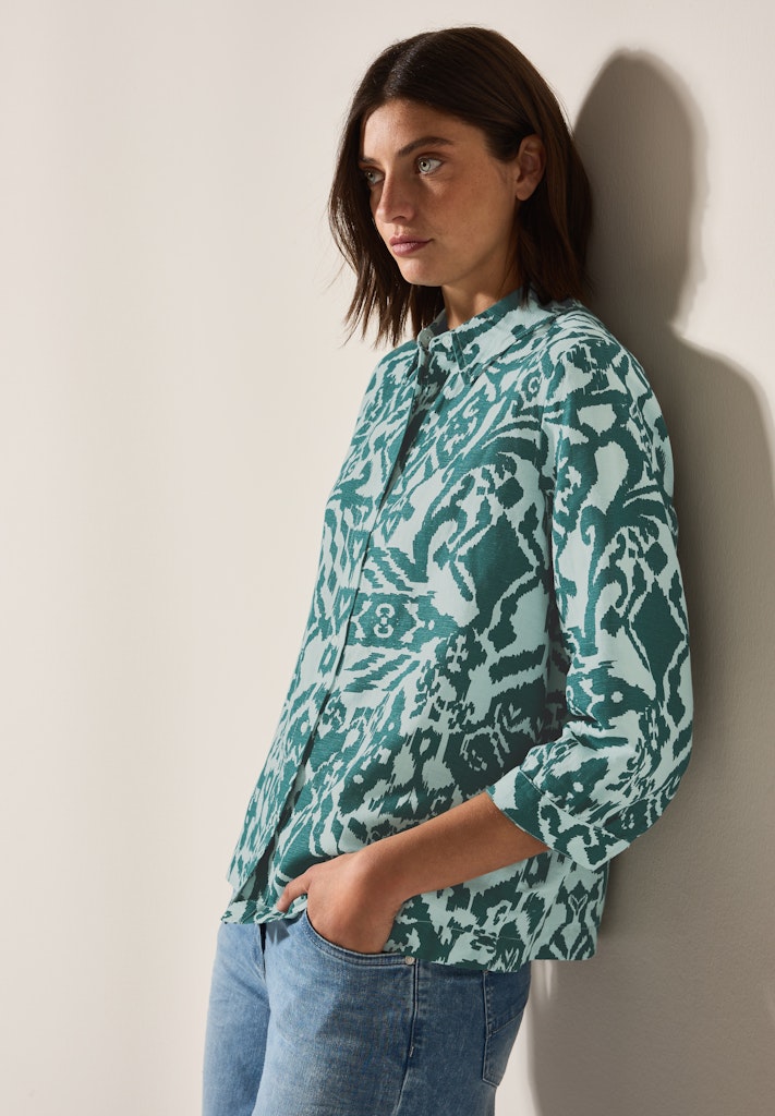 Cecil Damen Blusen Green Lag