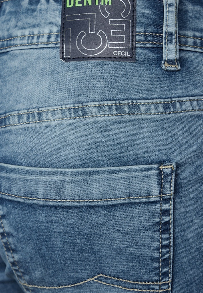 Cecil Damen Hosen Light Blu